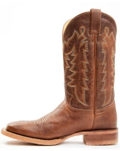 Justin Men's Carsen Camel Brown Cowhide Performance Leather Western Boots - Square Toe -Country Outfitter Shop 2000361414 200 P3