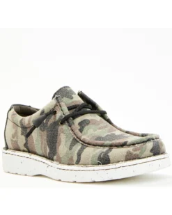 Justin Men's Hazer Camo Print Casual Slip-On Shoes - Moc Toe 9 Justin Men's Hazer Camo Print Casual Slip-On Shoes - Moc Toe -Country Outfitter Shop 2000361419 340 P1