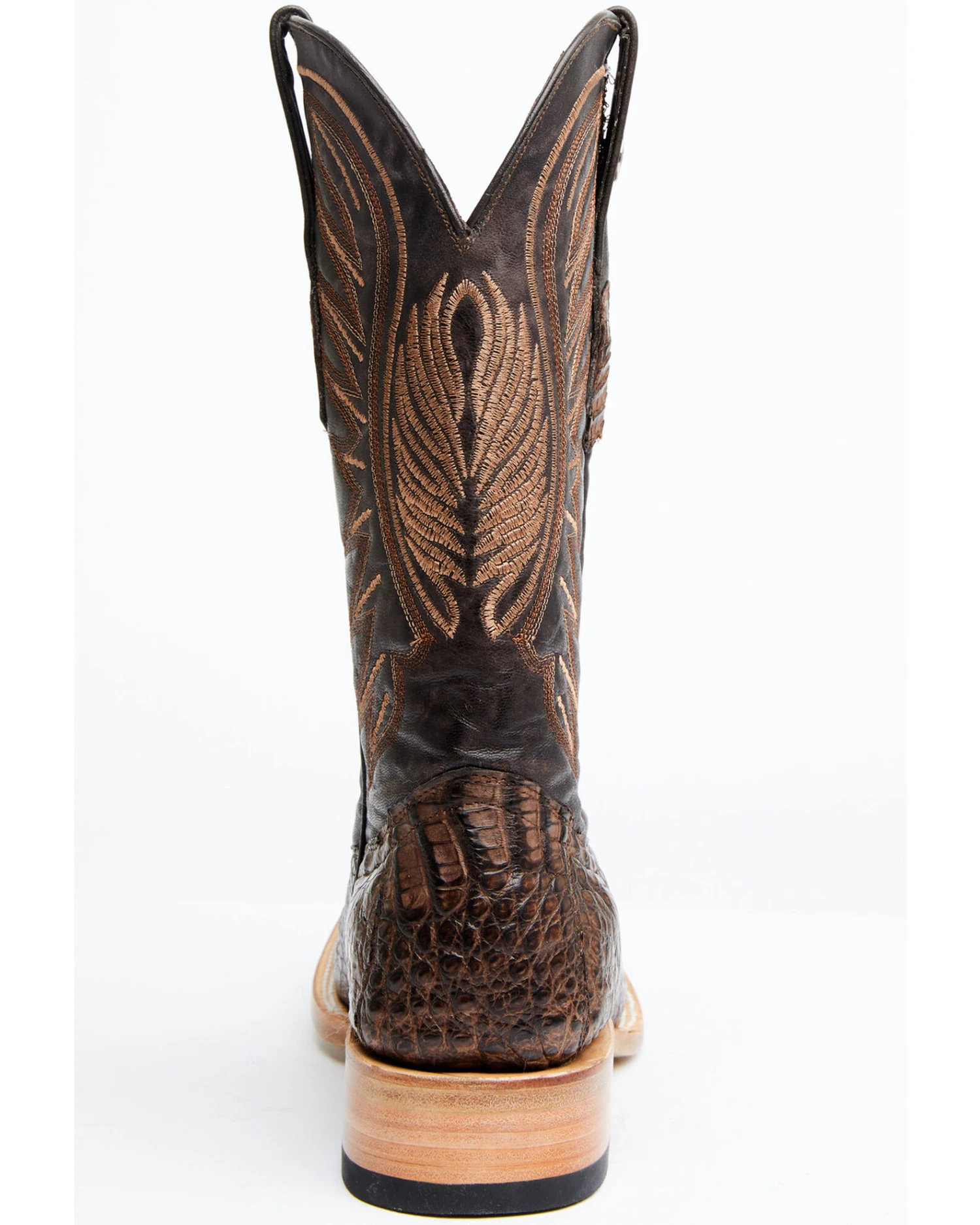 Tanner Mark Men's Shawnee Exotic Caiman Belly Western Boots - Broad Square Toe 7 Tanner Mark Men's Shawnee Exotic Caiman Belly Western Boots - Broad Square Toe - Image 7