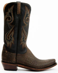 Lucchese Men's Mingus Exotic Shark Western Boots - Square Toe -Country Outfitter Shop 2000364796 001 P2