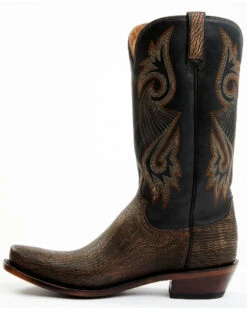 Lucchese Men's Mingus Exotic Shark Western Boots - Square Toe -Country Outfitter Shop 2000364796 001 P3
