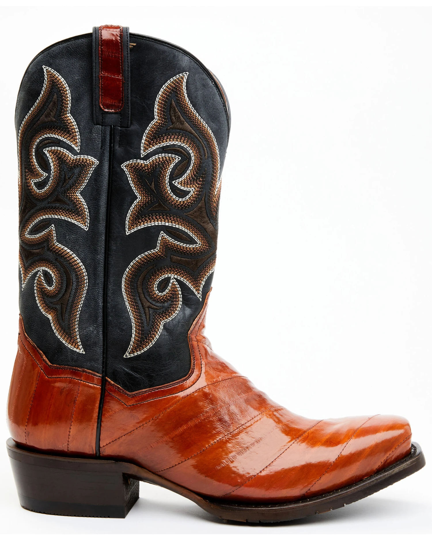 Dan Post Men's Eel Exotic Western Boots - Square Toe 7 Dan Post Men's Eel Exotic Western Boots - Square Toe - Image 7
