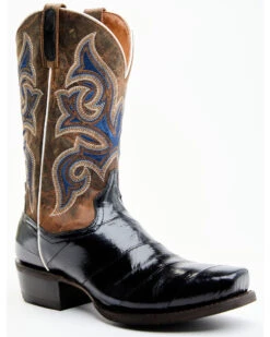 Dan Post Men's Eel Exotic Blue Western Boots - Square Toe 13 Dan Post Men's Eel Exotic Blue Western Boots - Square Toe -Country Outfitter Shop 2000366817 900 P1