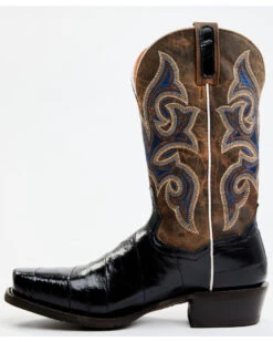 Dan Post Men's Eel Exotic Blue Western Boots - Square Toe 10 Dan Post Men's Eel Exotic Blue Western Boots - Square Toe -Country Outfitter Shop 2000366817 900 P3