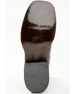 Cody James Men's Antique Cafe Ostrich Leg Exotic Western Boots - Broad Square Toe -Country Outfitter Shop 2000371853 200 P7
