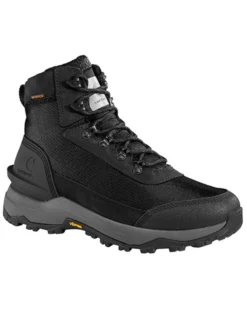 Carhartt Men's Outdoor Black 6" Lace-Up Hiker Work Boot