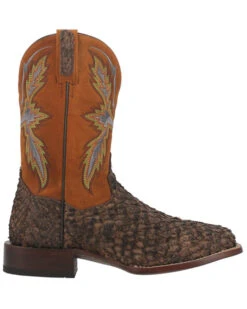 Dan Post Men's Dorsal Sea Bass Exotic Western Boots - Broad Square Toe -Country Outfitter Shop 2000378713 240 P2