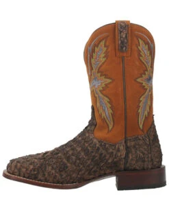 Dan Post Men's Dorsal Sea Bass Exotic Western Boots - Broad Square Toe -Country Outfitter Shop 2000378713 240 P3