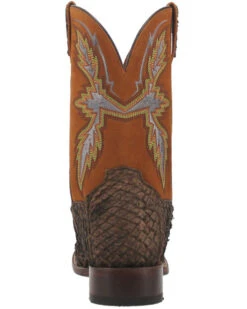 Dan Post Men's Dorsal Sea Bass Exotic Western Boots - Broad Square Toe -Country Outfitter Shop 2000378713 240 P5