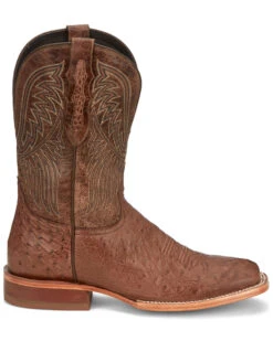 Tony Lama Men's Alamosa Smooth Ostrich Western Boots - Broad Square Toe -Country Outfitter Shop 2000379341 200 P2