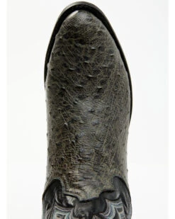 Dan Post Men's Exotic Full-Quill Ostrich Western Boots - Round Toe -Country Outfitter Shop 2000381795 020 P6