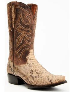 Dan Post Men's Exotic Python Western Boots - Snip Toe -Country Outfitter Shop 2000382249 101 P1