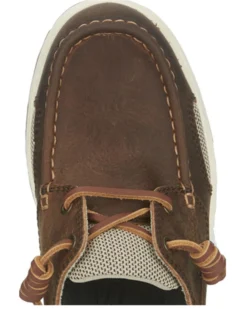 Justin Men's Angler Western Casual Shoes - Moc Toe