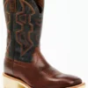RANK 45 Men's Bullet Saddle Western Performance Boots - Broad Square Toe