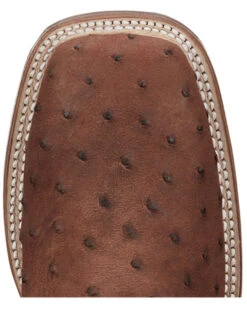 Justin Men's Full-Quill Ostrich Exotic Boot - Square Toe -Country Outfitter Shop 2000385394 213 P6