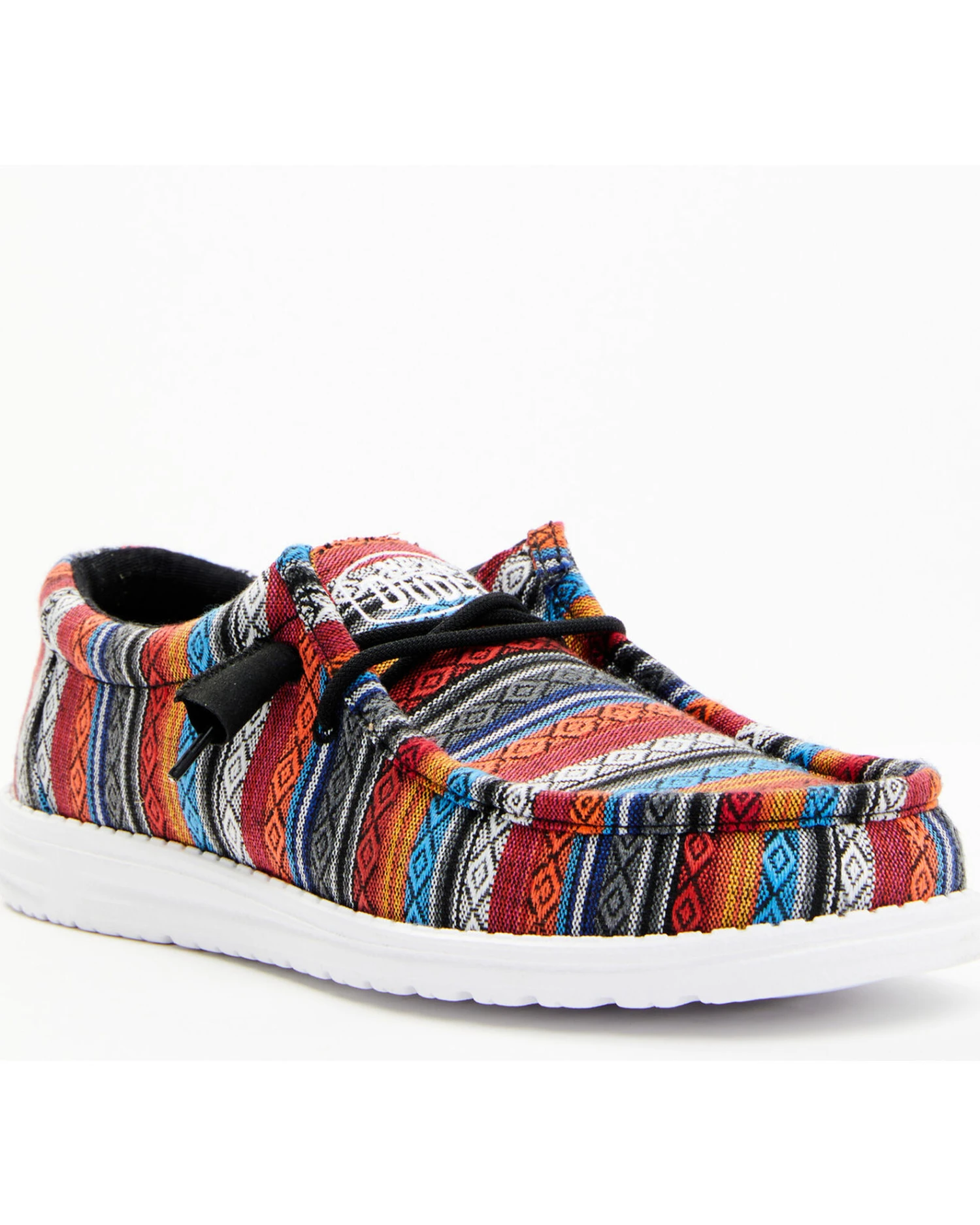 HEYDUDE Men's Wally Serape Print Casual Shoes - Moc Toe 1 HEYDUDE Men's Wally Serape Print Casual Shoes - Moc Toe
