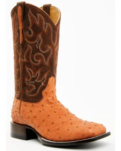 Cody James Men's Exotic Full Quill Ostrich Western Boots - Broad Square Toe -Country Outfitter Shop 2000386773 280 P1