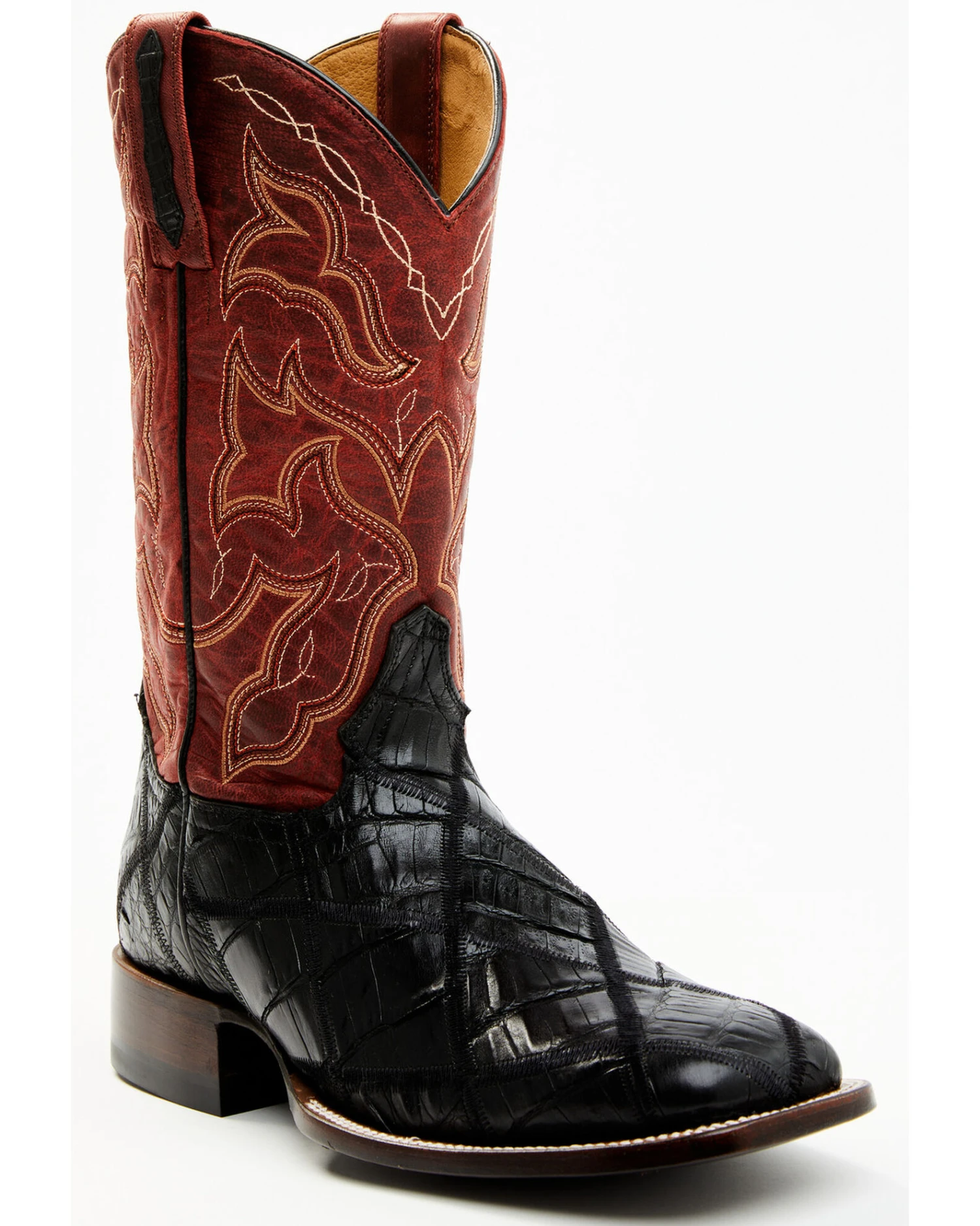 Cody James Men's Exotic Caiman Western Boots - Broad Square Toe 2 Cody James Men's Exotic Caiman Western Boots - Broad Square Toe - Image 2